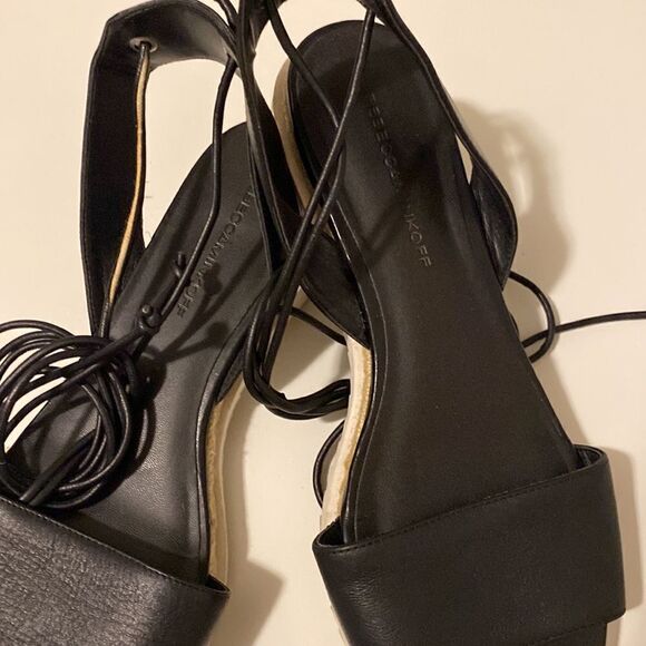 Rebecca Mincoff black sandals. Very good condition. Size 7 - Picture 4 of 9